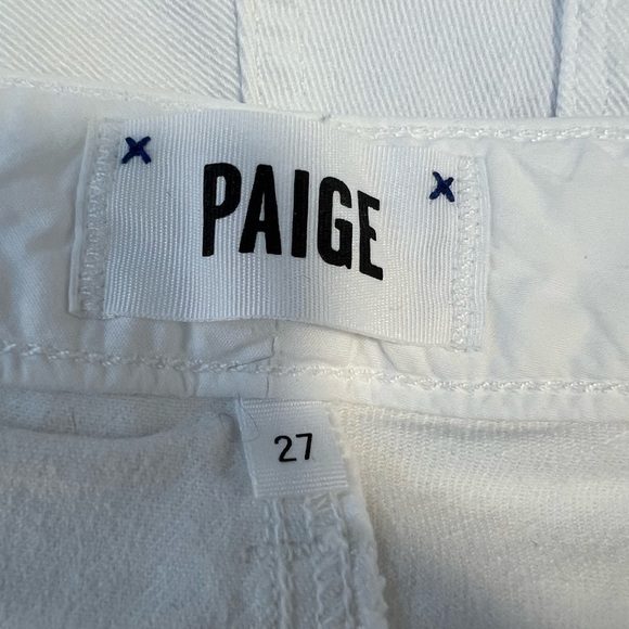 Paige Jimmy Jimmy Short Shorts Size Women’s 27 Color Optic White - Picture 6 of 11